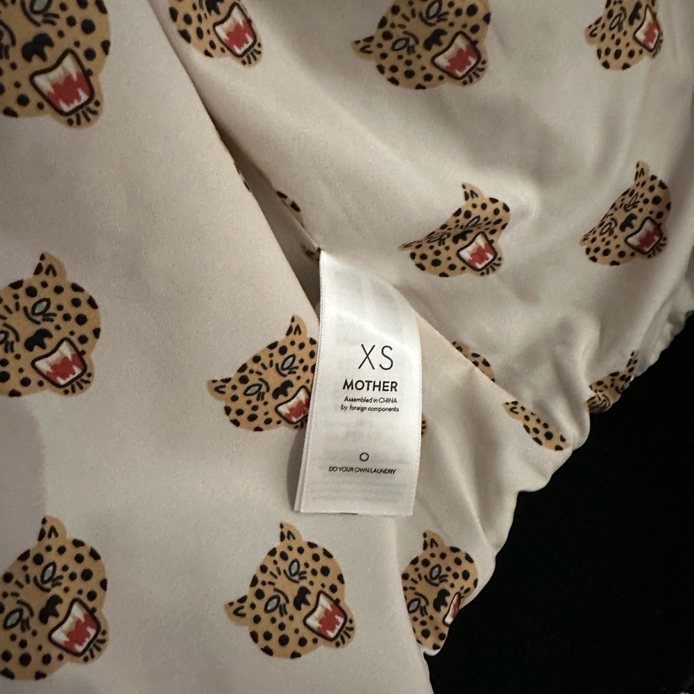 Iconic MOTHER Faux Fur Leopard Print Bomber Jacket - Picture 6 of 7